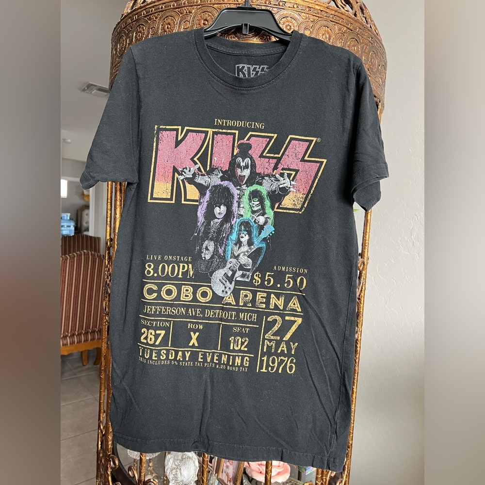 KISS 1976 Cobo Arena Concert Shirt